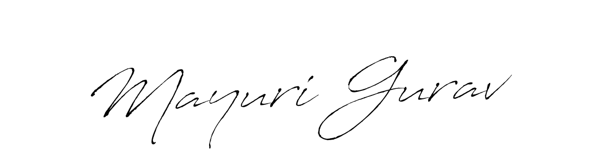 How to make Mayuri Gurav signature? Antro_Vectra is a professional autograph style. Create handwritten signature for Mayuri Gurav name. Mayuri Gurav signature style 6 images and pictures png