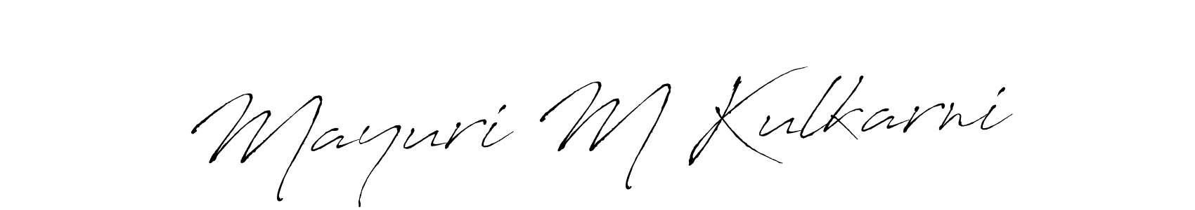 You should practise on your own different ways (Antro_Vectra) to write your name (Mayuri M Kulkarni) in signature. don't let someone else do it for you. Mayuri M Kulkarni signature style 6 images and pictures png