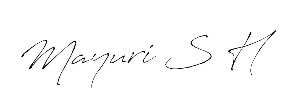 Make a beautiful signature design for name Mayuri S H. Use this online signature maker to create a handwritten signature for free. Mayuri S H signature style 6 images and pictures png