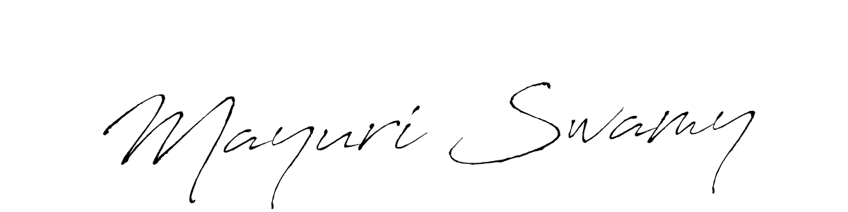 It looks lik you need a new signature style for name Mayuri Swamy. Design unique handwritten (Antro_Vectra) signature with our free signature maker in just a few clicks. Mayuri Swamy signature style 6 images and pictures png