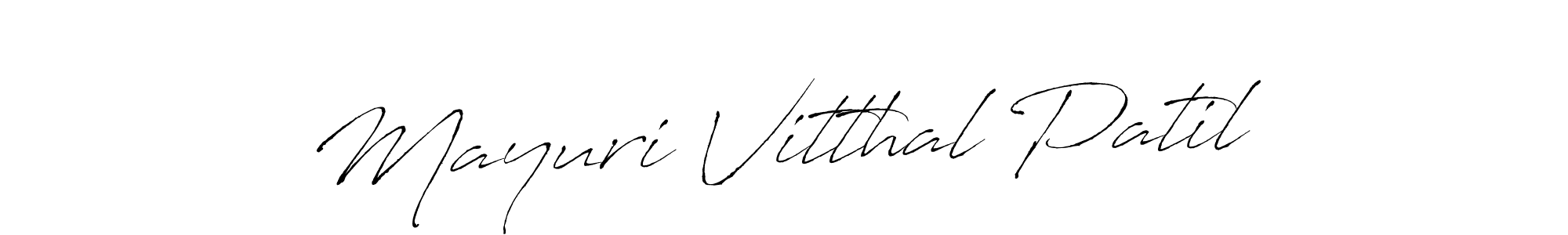 Use a signature maker to create a handwritten signature online. With this signature software, you can design (Antro_Vectra) your own signature for name Mayuri Vitthal Patil. Mayuri Vitthal Patil signature style 6 images and pictures png