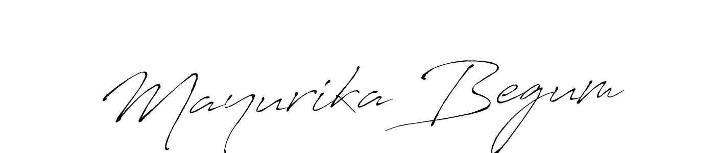 Mayurika Begum stylish signature style. Best Handwritten Sign (Antro_Vectra) for my name. Handwritten Signature Collection Ideas for my name Mayurika Begum. Mayurika Begum signature style 6 images and pictures png