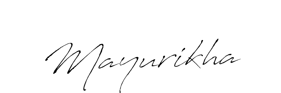 Make a beautiful signature design for name Mayurikha. With this signature (Antro_Vectra) style, you can create a handwritten signature for free. Mayurikha signature style 6 images and pictures png