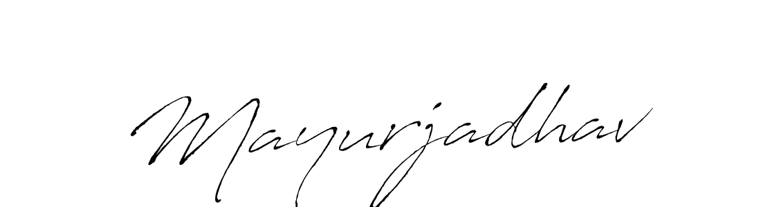 Mayurjadhav stylish signature style. Best Handwritten Sign (Antro_Vectra) for my name. Handwritten Signature Collection Ideas for my name Mayurjadhav. Mayurjadhav signature style 6 images and pictures png