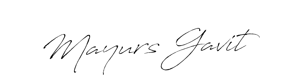 Make a beautiful signature design for name Mayurs Gavit. With this signature (Antro_Vectra) style, you can create a handwritten signature for free. Mayurs Gavit signature style 6 images and pictures png