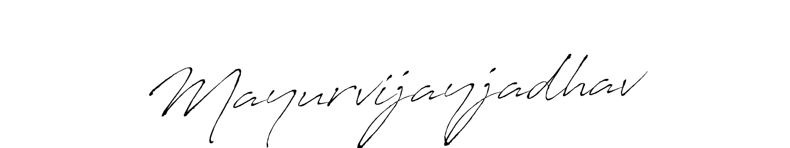 Mayurvijayjadhav stylish signature style. Best Handwritten Sign (Antro_Vectra) for my name. Handwritten Signature Collection Ideas for my name Mayurvijayjadhav. Mayurvijayjadhav signature style 6 images and pictures png