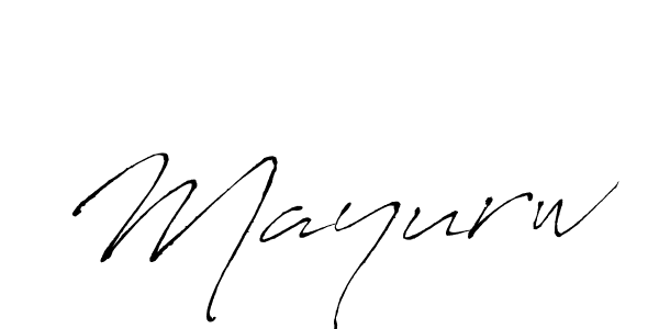 Also we have Mayurw name is the best signature style. Create professional handwritten signature collection using Antro_Vectra autograph style. Mayurw signature style 6 images and pictures png
