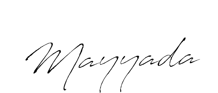 Make a beautiful signature design for name Mayyada. With this signature (Antro_Vectra) style, you can create a handwritten signature for free. Mayyada signature style 6 images and pictures png