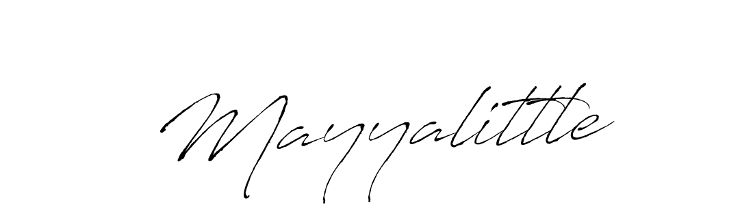 Design your own signature with our free online signature maker. With this signature software, you can create a handwritten (Antro_Vectra) signature for name Mayyalittle. Mayyalittle signature style 6 images and pictures png