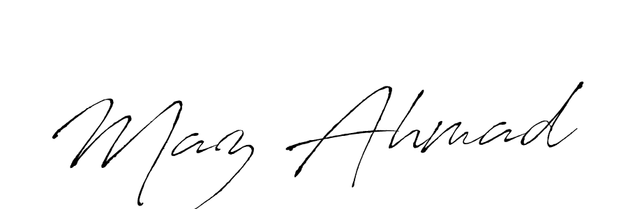 Make a beautiful signature design for name Maz Ahmad. Use this online signature maker to create a handwritten signature for free. Maz Ahmad signature style 6 images and pictures png