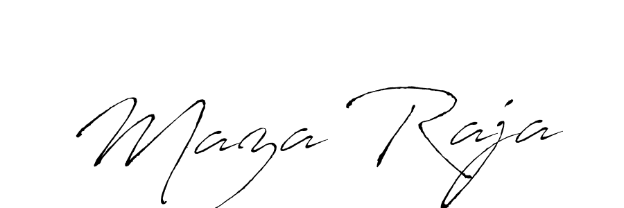 Antro_Vectra is a professional signature style that is perfect for those who want to add a touch of class to their signature. It is also a great choice for those who want to make their signature more unique. Get Maza Raja name to fancy signature for free. Maza Raja signature style 6 images and pictures png