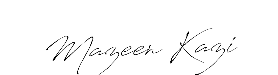 You should practise on your own different ways (Antro_Vectra) to write your name (Mazeen Kazi) in signature. don't let someone else do it for you. Mazeen Kazi signature style 6 images and pictures png