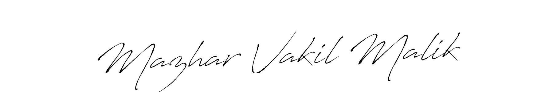 Also You can easily find your signature by using the search form. We will create Mazhar Vakil Malik name handwritten signature images for you free of cost using Antro_Vectra sign style. Mazhar Vakil Malik signature style 6 images and pictures png