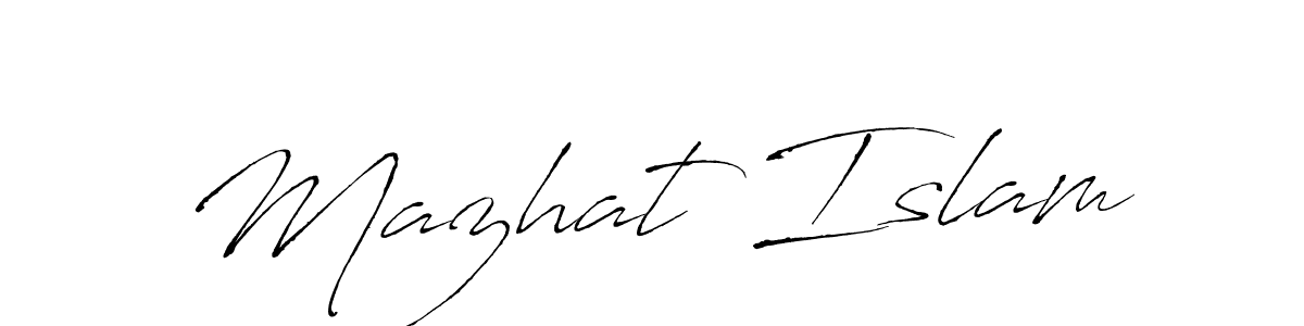 Make a beautiful signature design for name Mazhat Islam. Use this online signature maker to create a handwritten signature for free. Mazhat Islam signature style 6 images and pictures png