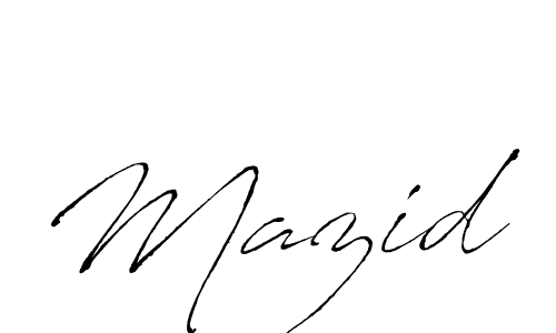 Mazid stylish signature style. Best Handwritten Sign (Antro_Vectra) for my name. Handwritten Signature Collection Ideas for my name Mazid. Mazid signature style 6 images and pictures png