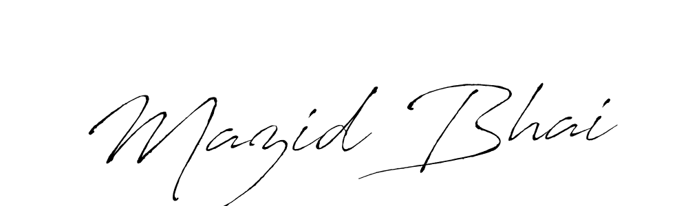 Make a beautiful signature design for name Mazid Bhai. Use this online signature maker to create a handwritten signature for free. Mazid Bhai signature style 6 images and pictures png