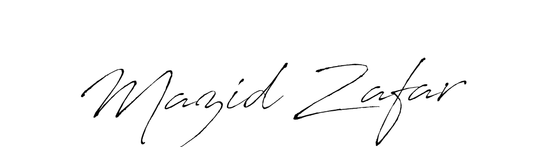 Mazid Zafar stylish signature style. Best Handwritten Sign (Antro_Vectra) for my name. Handwritten Signature Collection Ideas for my name Mazid Zafar. Mazid Zafar signature style 6 images and pictures png