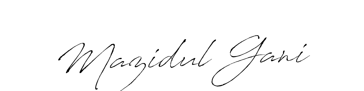 You can use this online signature creator to create a handwritten signature for the name Mazidul Gani. This is the best online autograph maker. Mazidul Gani signature style 6 images and pictures png