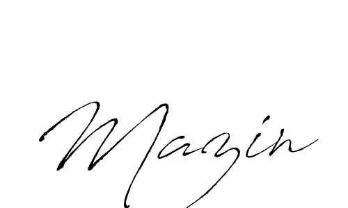 Create a beautiful signature design for name Mazin. With this signature (Antro_Vectra) fonts, you can make a handwritten signature for free. Mazin signature style 6 images and pictures png