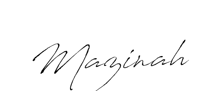 Also we have Mazinah name is the best signature style. Create professional handwritten signature collection using Antro_Vectra autograph style. Mazinah signature style 6 images and pictures png