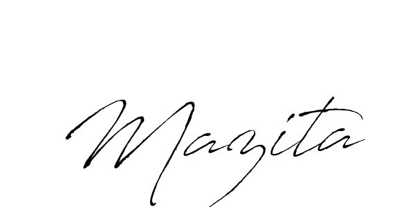 Similarly Antro_Vectra is the best handwritten signature design. Signature creator online .You can use it as an online autograph creator for name Mazita. Mazita signature style 6 images and pictures png