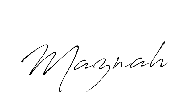 Also we have Maznah name is the best signature style. Create professional handwritten signature collection using Antro_Vectra autograph style. Maznah signature style 6 images and pictures png