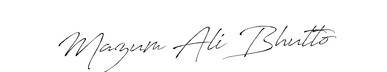 It looks lik you need a new signature style for name Mazum Ali Bhutto. Design unique handwritten (Antro_Vectra) signature with our free signature maker in just a few clicks. Mazum Ali Bhutto signature style 6 images and pictures png