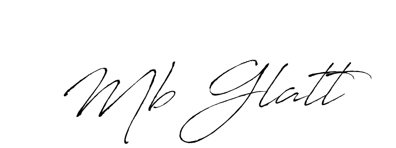 How to make Mb Glatt signature? Antro_Vectra is a professional autograph style. Create handwritten signature for Mb Glatt name. Mb Glatt signature style 6 images and pictures png