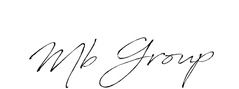 Design your own signature with our free online signature maker. With this signature software, you can create a handwritten (Antro_Vectra) signature for name Mb Group. Mb Group signature style 6 images and pictures png