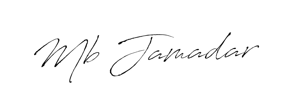 Similarly Antro_Vectra is the best handwritten signature design. Signature creator online .You can use it as an online autograph creator for name Mb Jamadar. Mb Jamadar signature style 6 images and pictures png