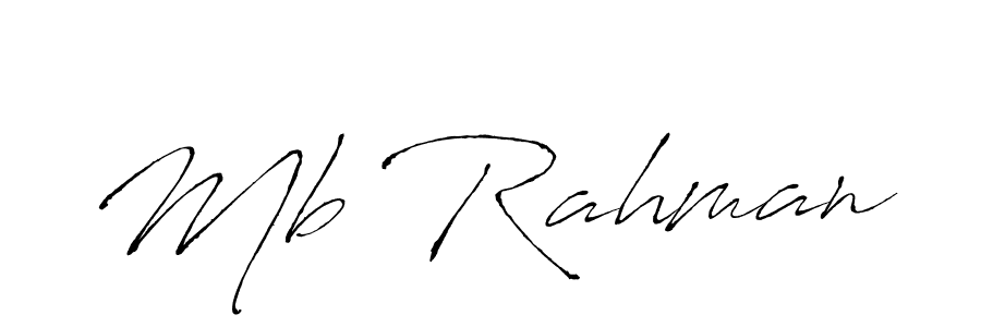 Use a signature maker to create a handwritten signature online. With this signature software, you can design (Antro_Vectra) your own signature for name Mb Rahman. Mb Rahman signature style 6 images and pictures png