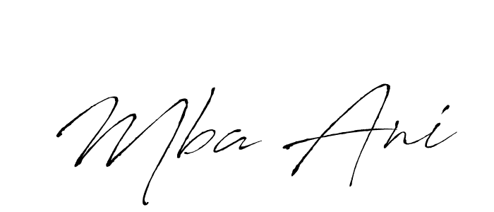 Here are the top 10 professional signature styles for the name Mba Ani. These are the best autograph styles you can use for your name. Mba Ani signature style 6 images and pictures png