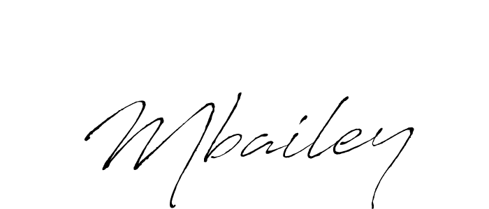 Design your own signature with our free online signature maker. With this signature software, you can create a handwritten (Antro_Vectra) signature for name Mbailey. Mbailey signature style 6 images and pictures png