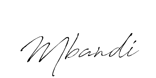 Make a beautiful signature design for name Mbandi. With this signature (Antro_Vectra) style, you can create a handwritten signature for free. Mbandi signature style 6 images and pictures png