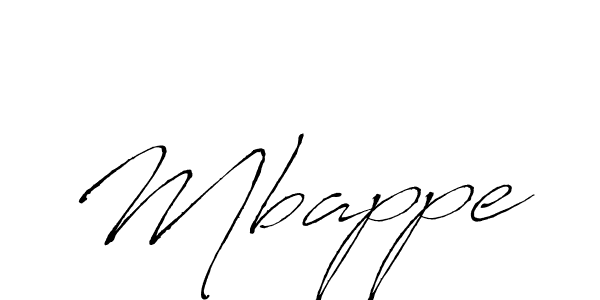 Design your own signature with our free online signature maker. With this signature software, you can create a handwritten (Antro_Vectra) signature for name Mbappe. Mbappe signature style 6 images and pictures png