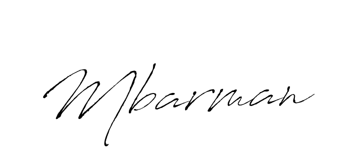 You should practise on your own different ways (Antro_Vectra) to write your name (Mbarman) in signature. don't let someone else do it for you. Mbarman signature style 6 images and pictures png