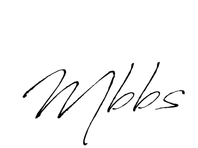 How to make Mbbs signature? Antro_Vectra is a professional autograph style. Create handwritten signature for Mbbs name. Mbbs signature style 6 images and pictures png