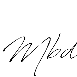 Also we have Mbd name is the best signature style. Create professional handwritten signature collection using Antro_Vectra autograph style. Mbd signature style 6 images and pictures png