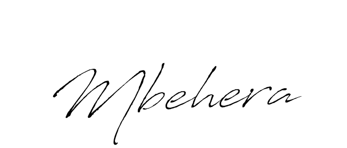 Also we have Mbehera name is the best signature style. Create professional handwritten signature collection using Antro_Vectra autograph style. Mbehera signature style 6 images and pictures png