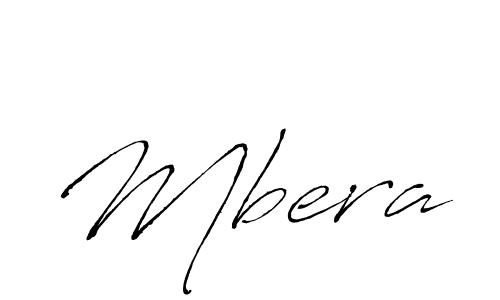 Design your own signature with our free online signature maker. With this signature software, you can create a handwritten (Antro_Vectra) signature for name Mbera. Mbera signature style 6 images and pictures png