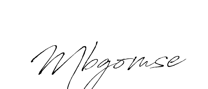 Mbgomse stylish signature style. Best Handwritten Sign (Antro_Vectra) for my name. Handwritten Signature Collection Ideas for my name Mbgomse. Mbgomse signature style 6 images and pictures png