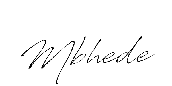 Use a signature maker to create a handwritten signature online. With this signature software, you can design (Antro_Vectra) your own signature for name Mbhede. Mbhede signature style 6 images and pictures png