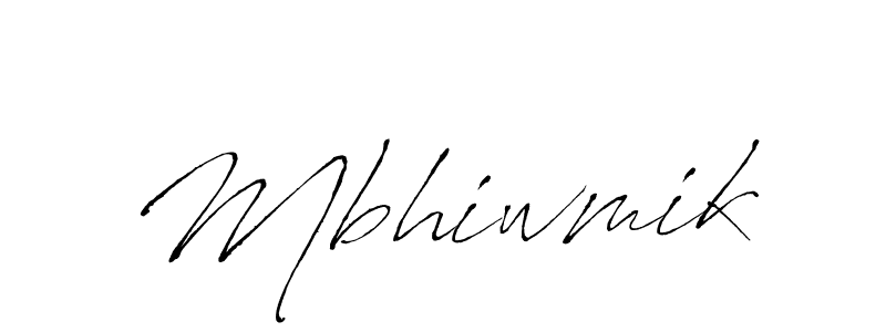 Use a signature maker to create a handwritten signature online. With this signature software, you can design (Antro_Vectra) your own signature for name Mbhiwmik. Mbhiwmik signature style 6 images and pictures png