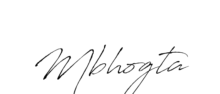 Use a signature maker to create a handwritten signature online. With this signature software, you can design (Antro_Vectra) your own signature for name Mbhogta. Mbhogta signature style 6 images and pictures png