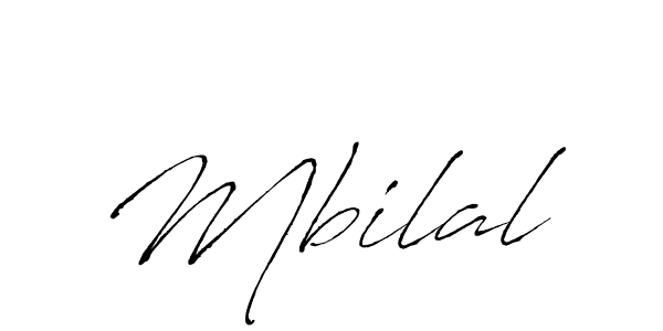 Also we have Mbilal name is the best signature style. Create professional handwritten signature collection using Antro_Vectra autograph style. Mbilal signature style 6 images and pictures png