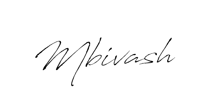 Use a signature maker to create a handwritten signature online. With this signature software, you can design (Antro_Vectra) your own signature for name Mbivash. Mbivash signature style 6 images and pictures png