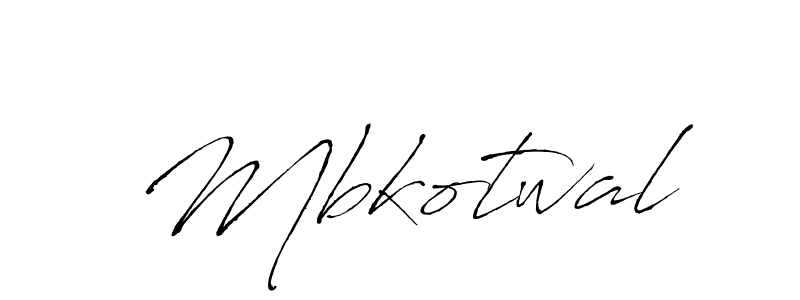 Design your own signature with our free online signature maker. With this signature software, you can create a handwritten (Antro_Vectra) signature for name Mbkotwal. Mbkotwal signature style 6 images and pictures png