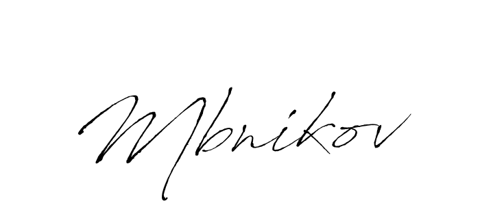 Use a signature maker to create a handwritten signature online. With this signature software, you can design (Antro_Vectra) your own signature for name Mbnikov. Mbnikov signature style 6 images and pictures png