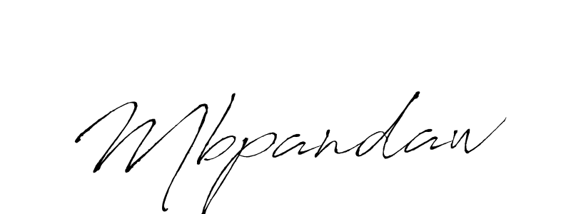 Design your own signature with our free online signature maker. With this signature software, you can create a handwritten (Antro_Vectra) signature for name Mbpandaw. Mbpandaw signature style 6 images and pictures png