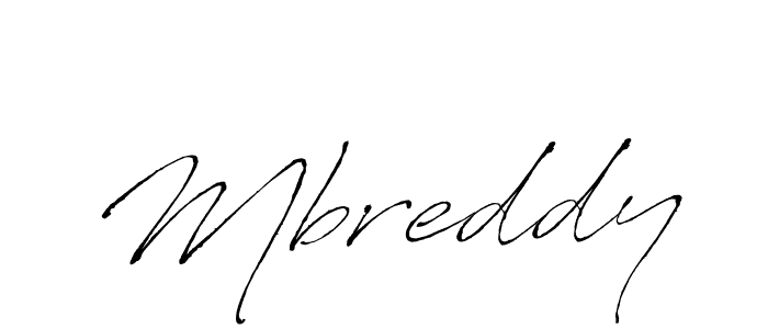 Make a beautiful signature design for name Mbreddy. With this signature (Antro_Vectra) style, you can create a handwritten signature for free. Mbreddy signature style 6 images and pictures png